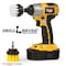 Drill Brush Power Scrubber By Useful Products 5 in W 5 in L Brush, Variety 2in-S-WY-QC-DB - alternate 7